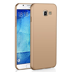 Samsung Galaxy A9 Pro (2016) SM-A9100用ハードケース プラスチック 質感もマット M02 サムスン ゴールド
