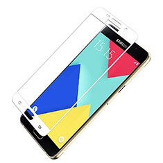 Samsung Galaxy A9 Pro (2016) SM-A9100用強化ガラス フル液晶保護フィルム F03 サムスン ホワイト