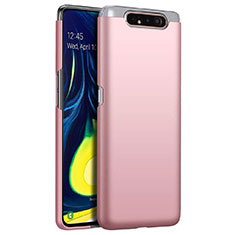 Samsung Galaxy A90 4G用ハードケース プラスチック 質感もマット カバー Z01 サムスン ローズゴールド