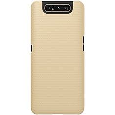 Samsung Galaxy A90 4G用ハードケース プラスチック 質感もマット カバー P01 サムスン ゴールド