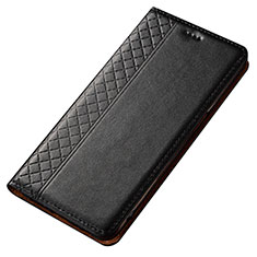Samsung Galaxy A90 5G用手帳型 レザーケース スタンド カバー T05 サムスン ブラック