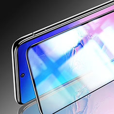 Samsung Galaxy A91用強化ガラス フル液晶保護フィルム サムスン ブラック
