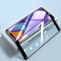 Samsung Galaxy A9s用強化ガラス フル液晶保護フィルム サムスン ブラック