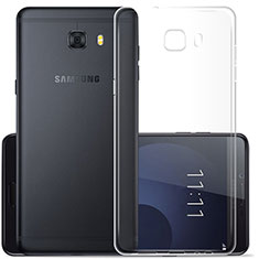 Samsung Galaxy C5 Pro C5010用極薄ソフトケース シリコンケース 耐衝撃 全面保護 クリア透明 T07 サムスン クリア