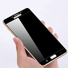 Samsung Galaxy C5 SM-C5000用強化ガラス フル液晶保護フィルム F04 サムスン ブラック