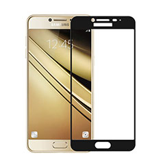Samsung Galaxy C5 SM-C5000用強化ガラス フル液晶保護フィルム サムスン ブラック