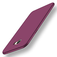 Samsung Galaxy C7 Pro C7010用極薄ソフトケース シリコンケース 耐衝撃 全面保護 S01 サムスン パープル