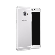 Samsung Galaxy C7 SM-C7000用極薄ソフトケース シリコンケース 耐衝撃 全面保護 クリア透明 カバー サムスン クリア