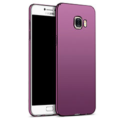 Samsung Galaxy C7 SM-C7000用ハードケース プラスチック 質感もマット M05 サムスン パープル