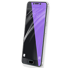 Samsung Galaxy C7 SM-C7000用アンチグレア ブルーライト 強化ガラス 液晶保護フィルム B02 サムスン ネイビー
