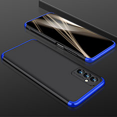 Samsung Galaxy F13 4G用ハードケース プラスチック 質感もマット 前面と背面 360度 フルカバー P01 サムスン ネイビー・ブラック