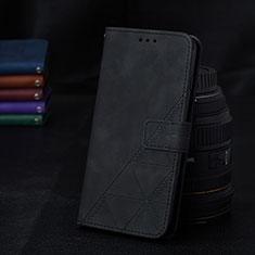 Samsung Galaxy F22 4G用手帳型 レザーケース スタンド カバー Y02B サムスン ブラック