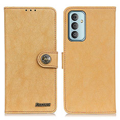 Samsung Galaxy F23 5G用手帳型 レザーケース スタンド カバー A01D サムスン ゴールド