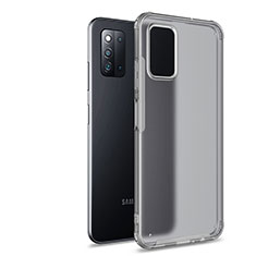 Samsung Galaxy F52 5G用ハイブリットバンパーケース クリア透明 プラスチック カバー サムスン クリア