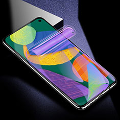 Samsung Galaxy F52 5G用高光沢 液晶保護フィルム フルカバレッジ画面 アンチグレア ブルーライト サムスン クリア