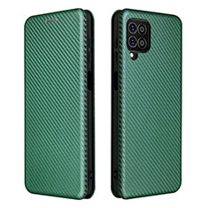 Samsung Galaxy F62 5G用手帳型 レザーケース スタンド カバー L06Z サムスン グリーン