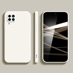 Samsung Galaxy F62 5G用360度 フルカバー極薄ソフトケース シリコンケース 耐衝撃 全面保護 バンパー S01 サムスン ホワイト