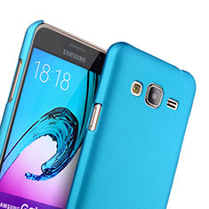 Samsung Galaxy J3用ハードケース プラスチック 質感もマット サムスン ブルー