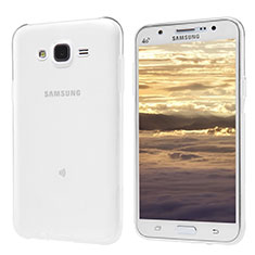 Samsung Galaxy J5 SM-J500F用極薄ソフトケース シリコンケース 耐衝撃 全面保護 クリア透明 T02 サムスン クリア