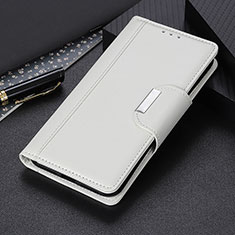Samsung Galaxy M02用手帳型 レザーケース スタンド カバー M01L サムスン ホワイト