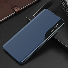 Samsung Galaxy M11用手帳型 レザーケース スタンド カバー QH2 サムスン ネイビー