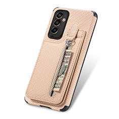 Samsung Galaxy M13 4G用極薄ソフトケース シリコンケース 耐衝撃 全面保護 マグネット式 バンパー S01D サムスン ゴールド