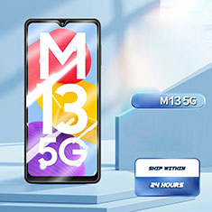 Samsung Galaxy M13 5G用強化ガラス 液晶保護フィルム T18 サムスン クリア