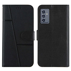 Samsung Galaxy M14 5G用手帳型 レザーケース スタンド カバー Y01X サムスン ブラック
