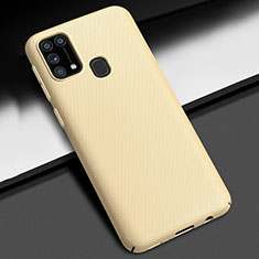 Samsung Galaxy M21s用ハードケース プラスチック 質感もマット カバー M02 サムスン ゴールド