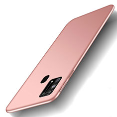 Samsung Galaxy M21s用ハードケース プラスチック 質感もマット カバー M01 サムスン ローズゴールド