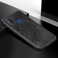 Samsung Galaxy M21s用極薄ソフトケース シリコンケース 耐衝撃 全面保護 マグネット式 バンパー S04D サムスン ブラック