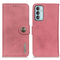 Samsung Galaxy M23 5G用手帳型 レザーケース スタンド カバー KZ2 サムスン ピンク