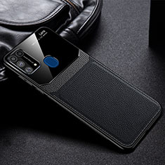 Samsung Galaxy M31 Prime Edition用360度 フルカバー極薄ソフトケース シリコンケース 耐衝撃 全面保護 バンパー サムスン ブラック
