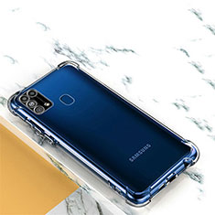 Samsung Galaxy M31 Prime Edition用極薄ソフトケース シリコンケース 耐衝撃 全面保護 クリア透明 カバー サムスン クリア
