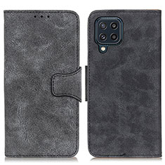 Samsung Galaxy M32 4G用手帳型 レザーケース スタンド カバー M03L サムスン ブラック