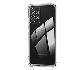 Samsung Galaxy M32 5G用極薄ソフトケース シリコンケース 耐衝撃 全面保護 クリア透明 T07 サムスン クリア