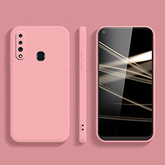 Samsung Galaxy M40用360度 フルカバー極薄ソフトケース シリコンケース 耐衝撃 全面保護 バンパー S02 サムスン ピンク