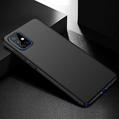 Samsung Galaxy M40S用ハードケース プラスチック 質感もマット カバー M01 サムスン ブラック