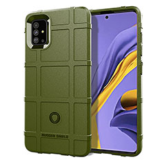 Samsung Galaxy M40S用360度 フルカバー極薄ソフトケース シリコンケース 耐衝撃 全面保護 バンパー J01S サムスン グリーン