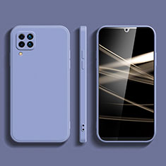 Samsung Galaxy M42 5G用360度 フルカバー極薄ソフトケース シリコンケース 耐衝撃 全面保護 バンパー S03 サムスン ラベンダーグレー
