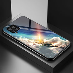 Samsung Galaxy M42 5G用ハイブリットバンパーケース プラスチック パターン 鏡面 カバー LS1 サムスン マルチカラー