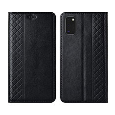 Samsung Galaxy M51用手帳型 レザーケース スタンド カバー サムスン ブラック