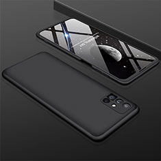 Samsung Galaxy M51用ハードケース プラスチック 質感もマット 前面と背面 360度 フルカバー M01 サムスン ブラック