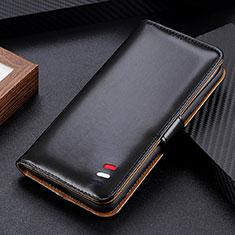 Samsung Galaxy M51用手帳型 レザーケース スタンド カバー L05 サムスン ブラック