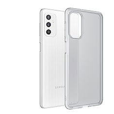 Samsung Galaxy M52 5G用ハイブリットバンパーケース クリア透明 プラスチック カバー サムスン クリア