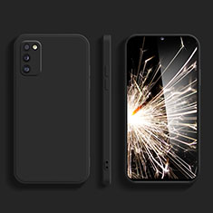 Samsung Galaxy M52 5G用360度 フルカバー極薄ソフトケース シリコンケース 耐衝撃 全面保護 バンパー サムスン ブラック
