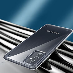 Samsung Galaxy M52 5G用極薄ソフトケース シリコンケース 耐衝撃 全面保護 クリア透明 T03 サムスン クリア