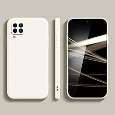 Samsung Galaxy M53 5G用360度 フルカバー極薄ソフトケース シリコンケース 耐衝撃 全面保護 バンパー S02 サムスン ホワイト