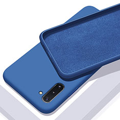 Samsung Galaxy Note 10 5G用360度 フルカバー極薄ソフトケース シリコンケース 耐衝撃 全面保護 バンパー C01 サムスン ネイビー