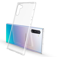 Samsung Galaxy Note 10 5G用極薄ソフトケース シリコンケース 耐衝撃 全面保護 クリア透明 K02 サムスン クリア